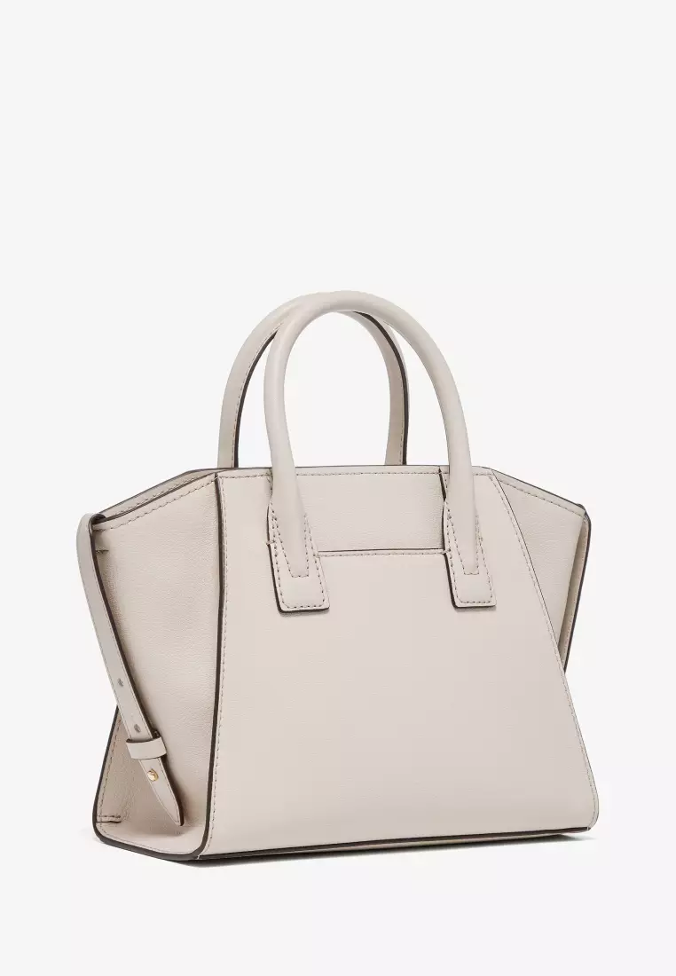 Buy MICHAEL KORS Avril Small Leather TopZip Satchel Online ZALORA