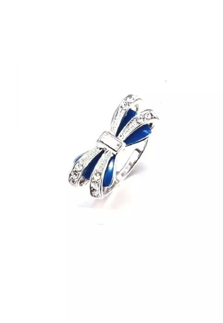 Swarovski knot ring store