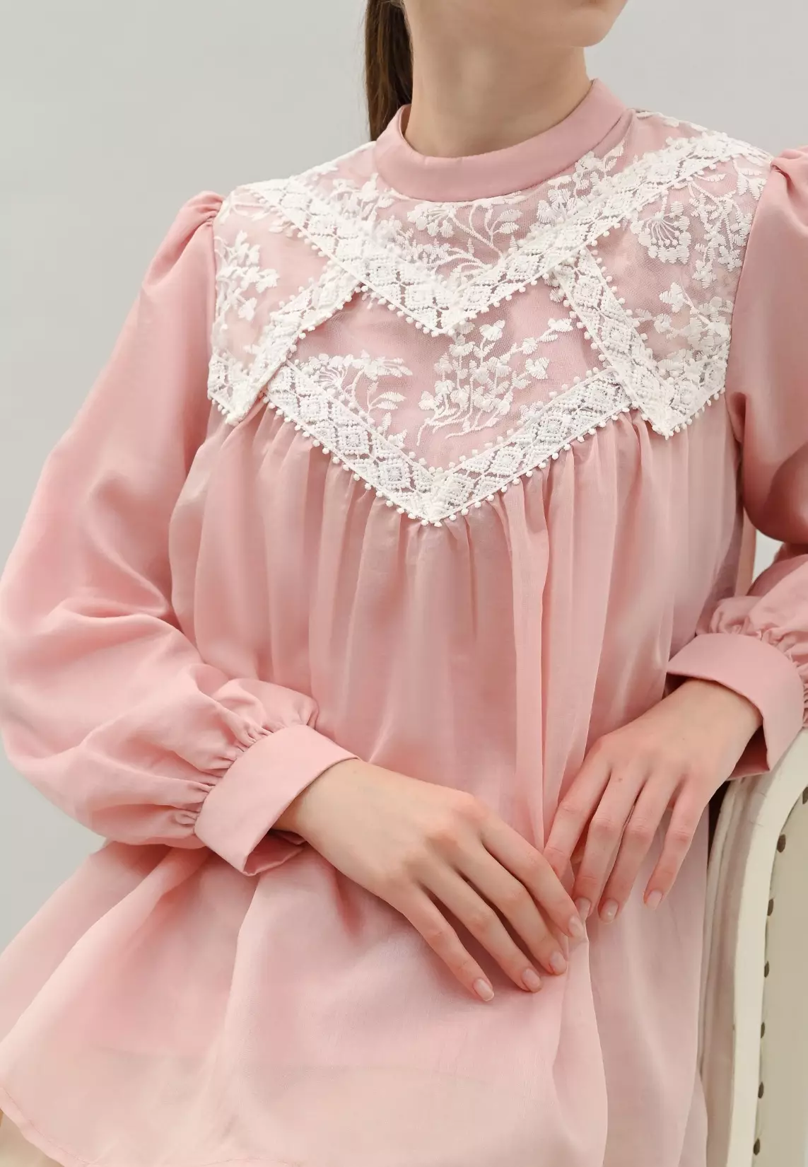 Cielo Blouse - Blush
