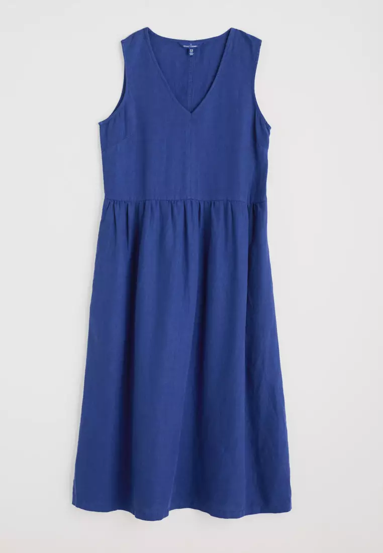 Seasalt Cornwall Navy Lowland Heather Dress