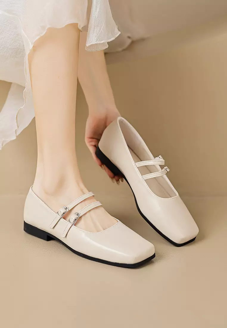 Double Strap Mary Jane Shoes WW8393-1