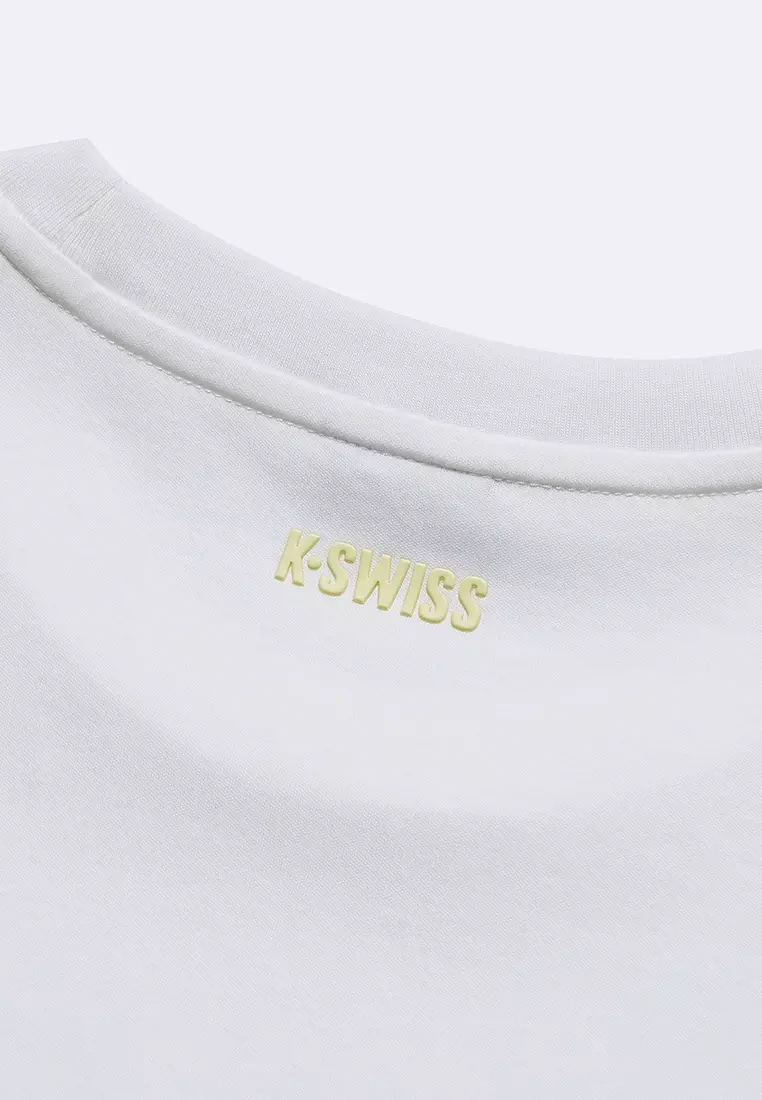 WOMEN'S K-SWISS CALIFORNIA LOGO LOOSE FIT COTTON T-SHIRT