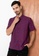 ORLANDO purple GMV Men's Short Sleeves Business Plain Shirt - GM42001b211 55744AA8ECB830GS_1
