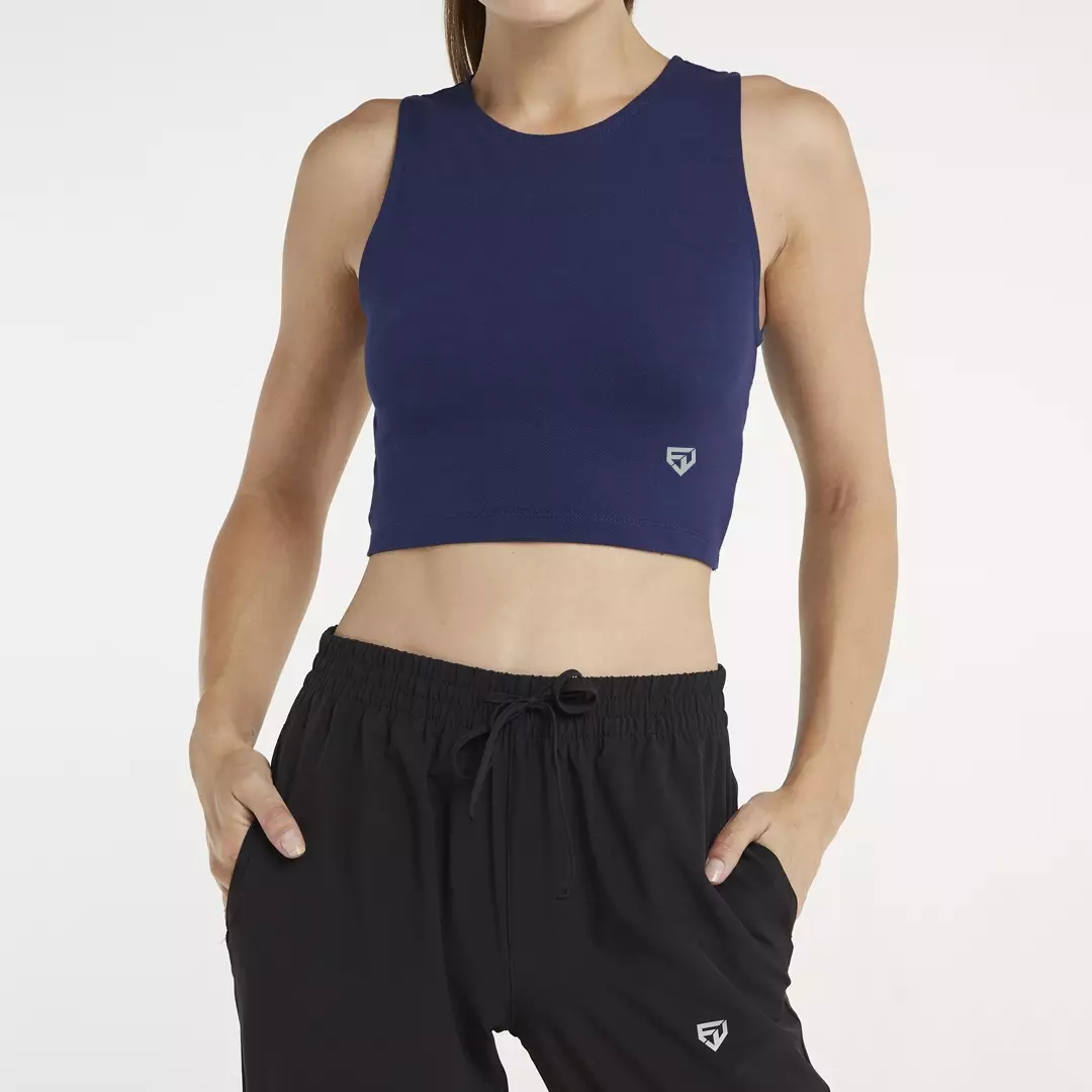 Fitwear Tanktop Olahraga Wanita VIVIAN BACKMESH SLIMFIT - GRAY