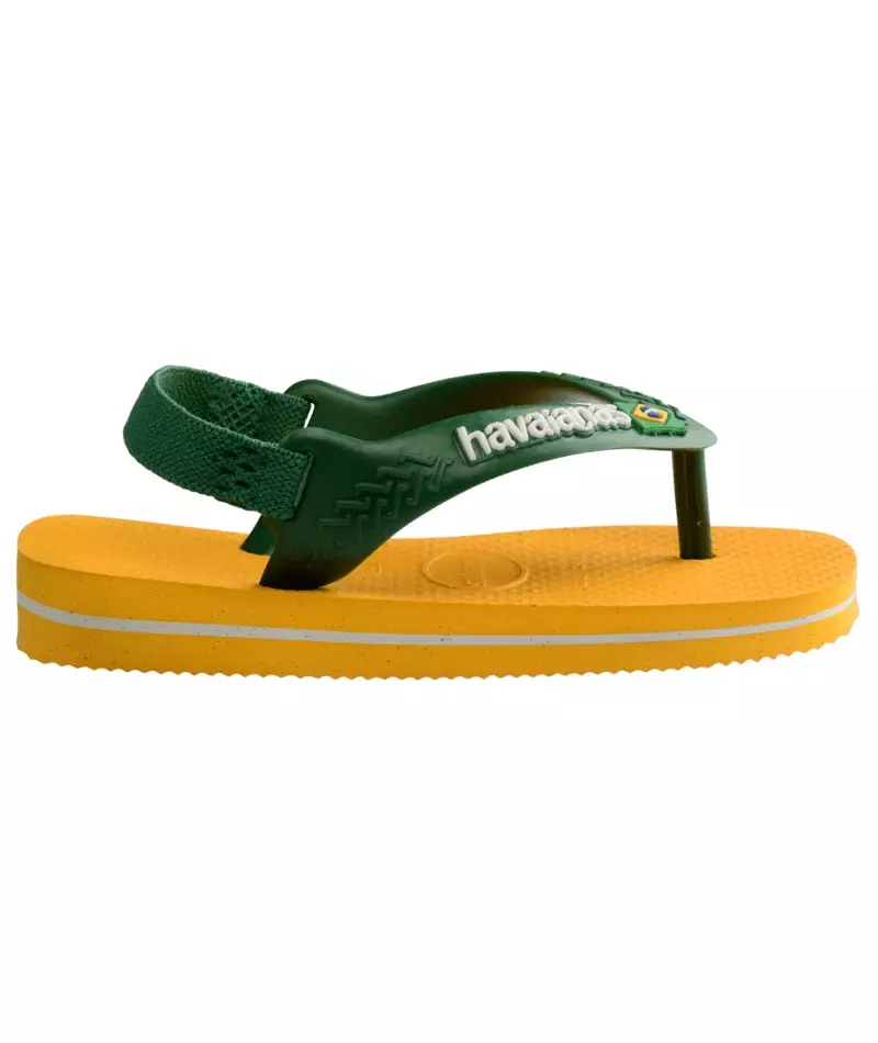Havaianas New Baby Brasil Logo 2151-Pop Yellow/Amazon - Sandal Anak