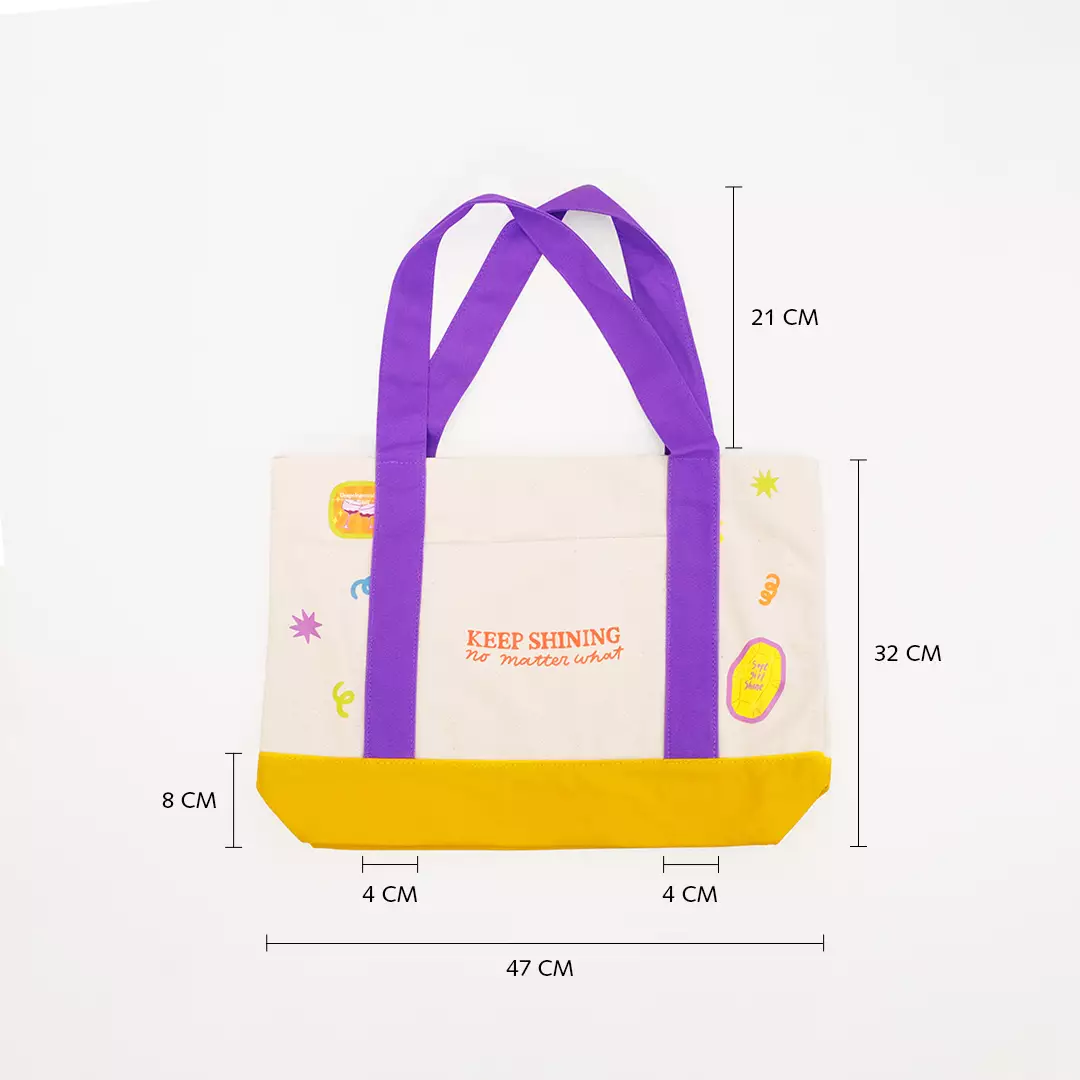 Isago Iconic Tote Bag Wanita Totebag Canvas Premium