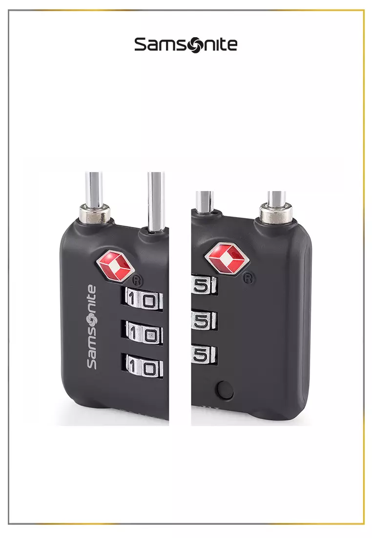 Samsonite Travel Essentials 3.Dial Combi Lock TSA - Black