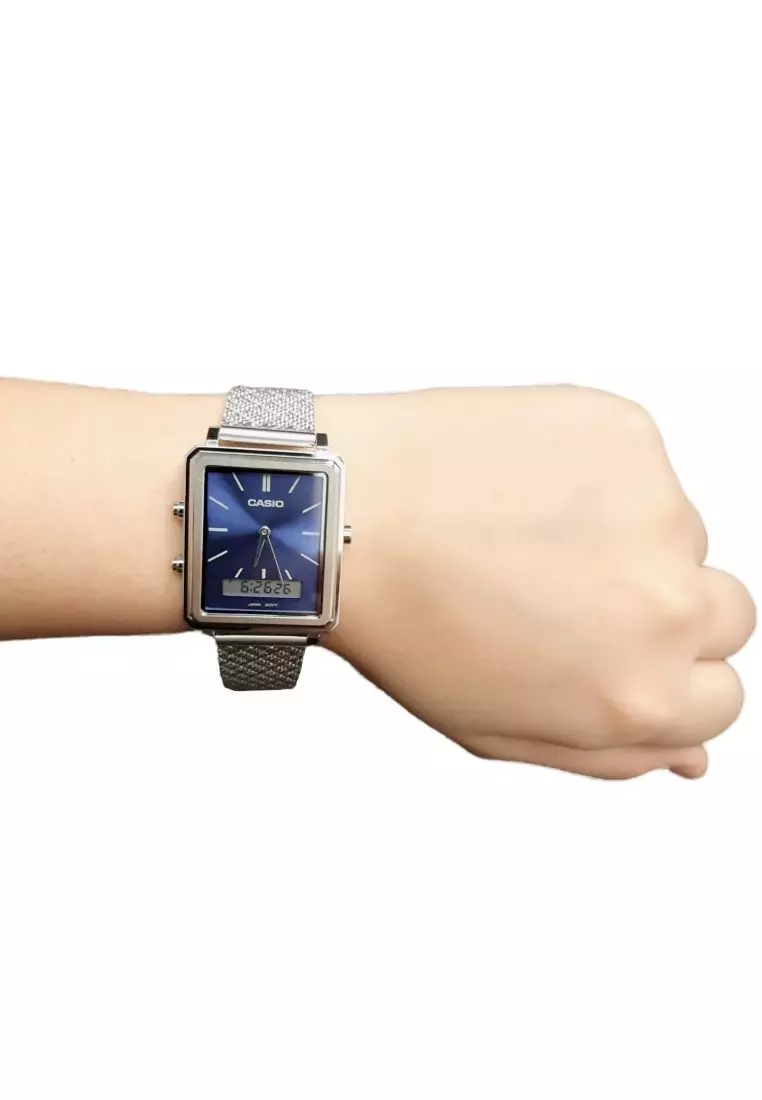 Buy Casio Watches Men's Analog-Digital Watch MTP-B205M-2E