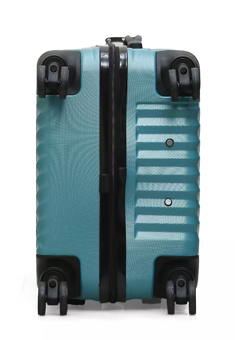 Isvara Tas Koper One Set Unisex Large Compartment Suitcase Number Code Locking Material Fiber ABS ORIGINAL - Tosca