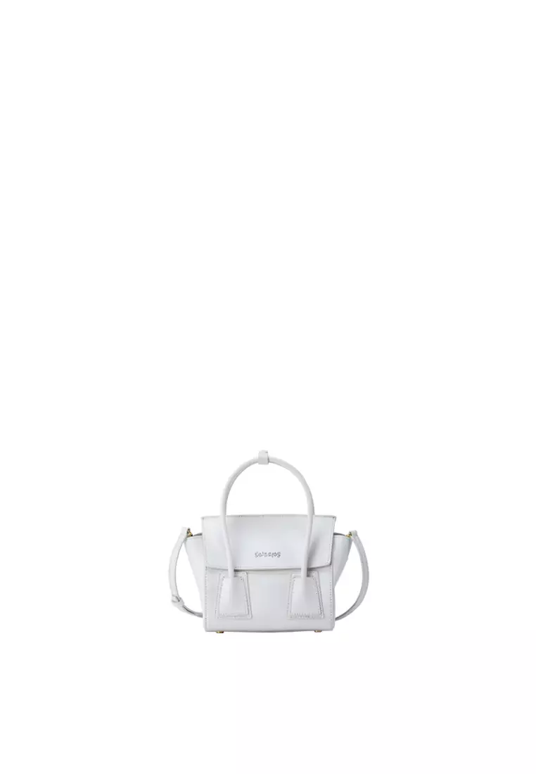 Buy Rabeanco RABEANCO UNNI Mini Top Handle Bag Light Grey Online