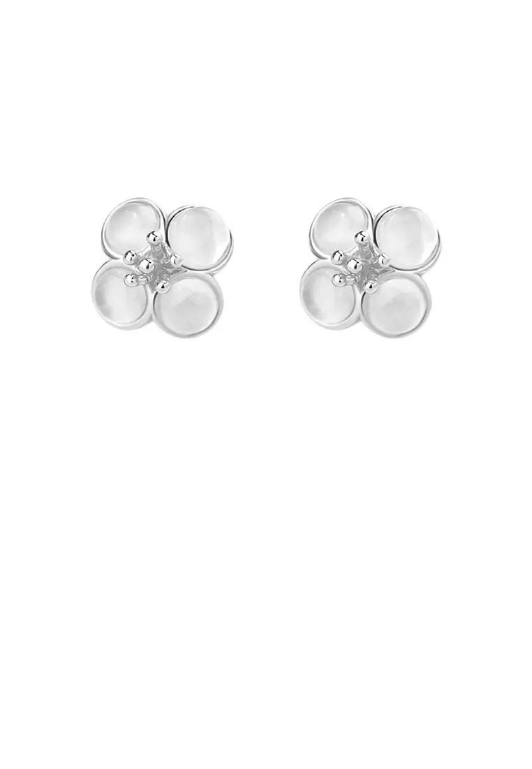 Cat's eye stud earrings clearance
