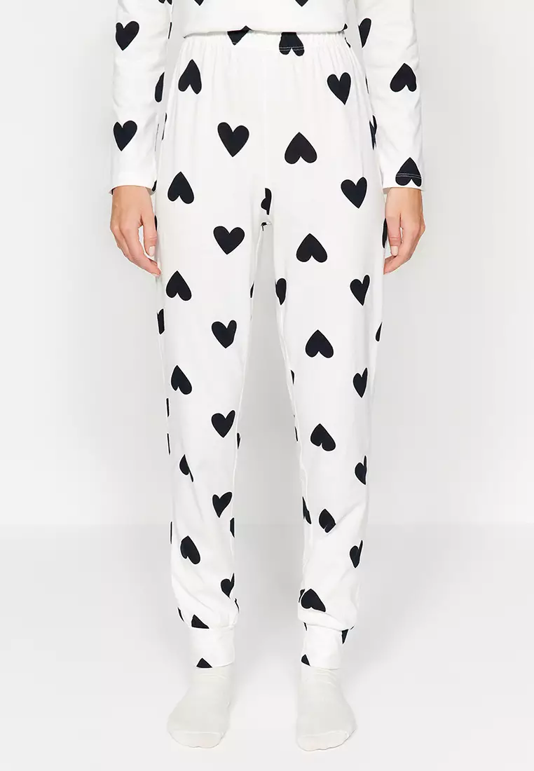 Heart Print Pyjama Set
