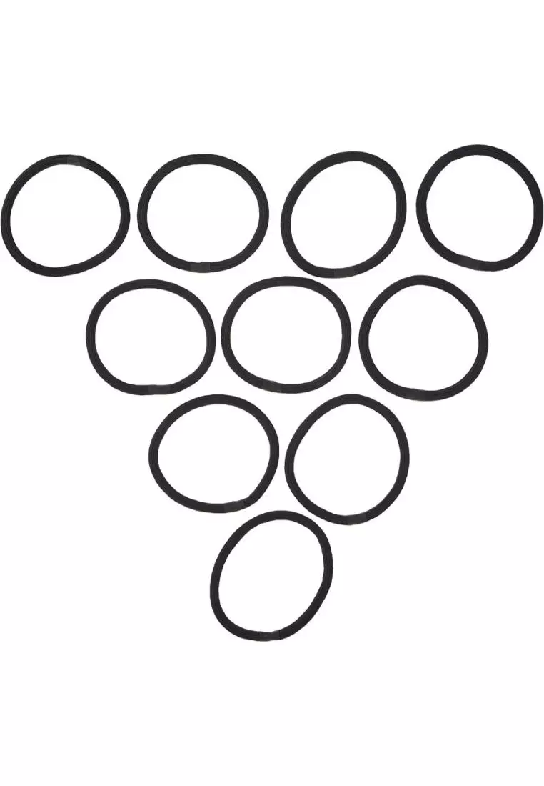 Goody Ouchless 3000148/ 11807 Xtra Long Extra Thick Bold Hold Elastic Black 10ct