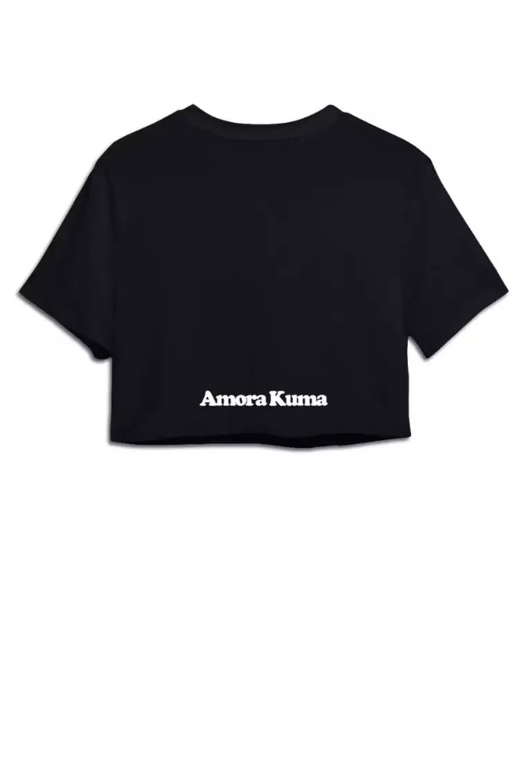 Kaos Crop Oversize Bear Hug