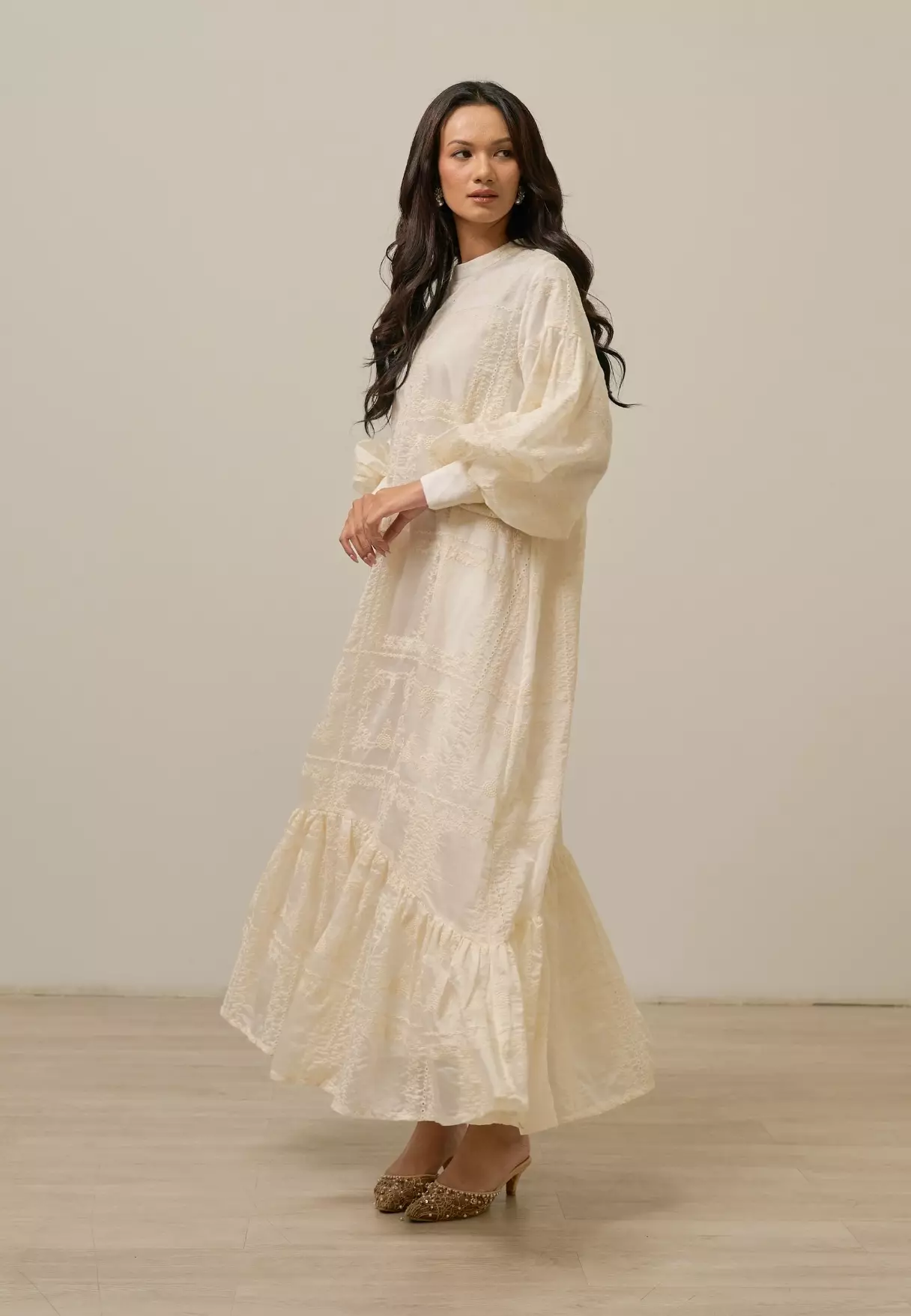 Ghaniya Dress - Ivory