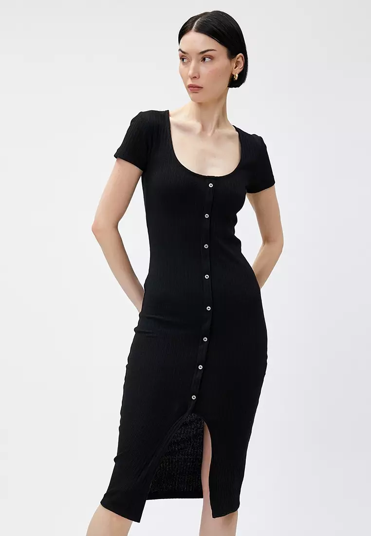 Slim Fit Midi Dress