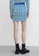 Urban Revivo blue Checkered Stripe Knit Mini Skirt D8DE4AA206D1F4GS_2