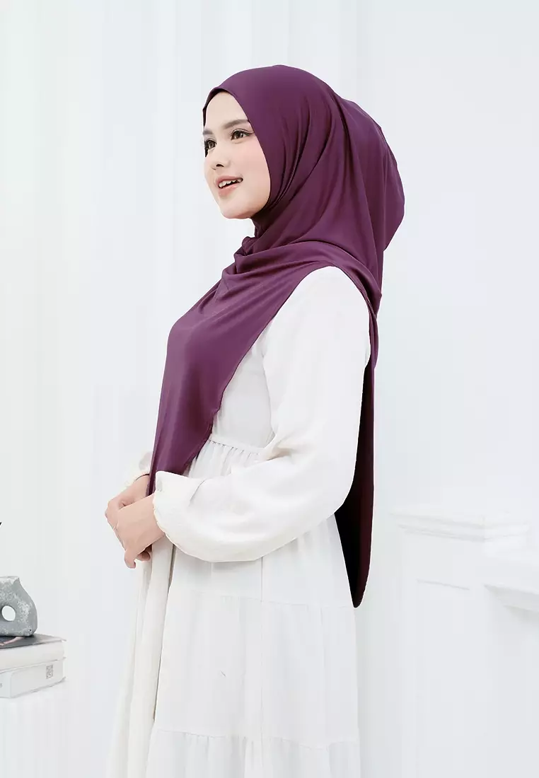 HIJAB INSTAN NAIMA - DARK PURPLE