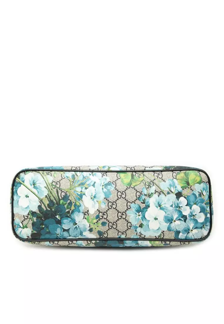 Pre-Loved Gucci Gg Supreme Blooms Satchel
