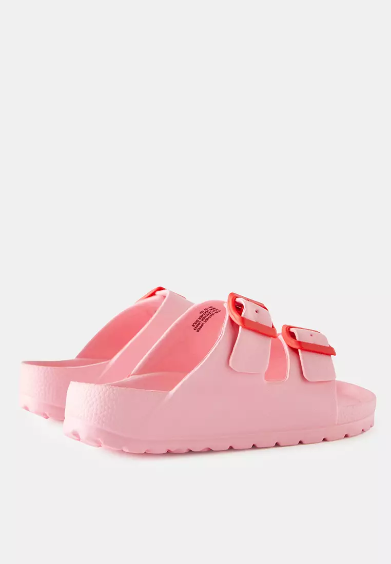 Twin Strap Slide Sandals