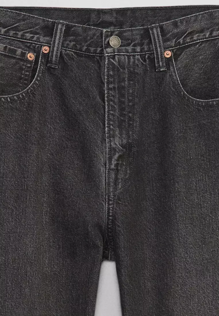 Straight Jeans With Washwell