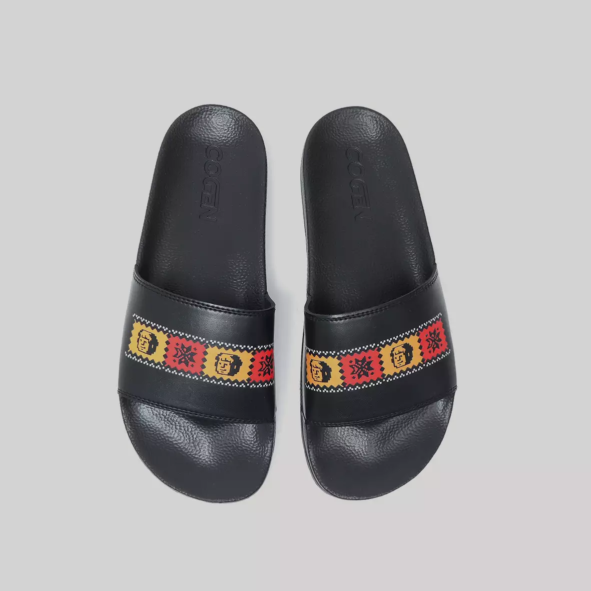 Cogen Sandal Slop Pria Sendal Slide Artisan Series - Palpa 