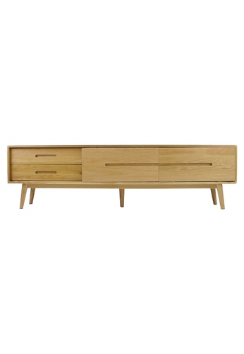 Buy Born In Colour Yasu Solid Oak Tv Cabinet 1800 Online On Zalora Singapore