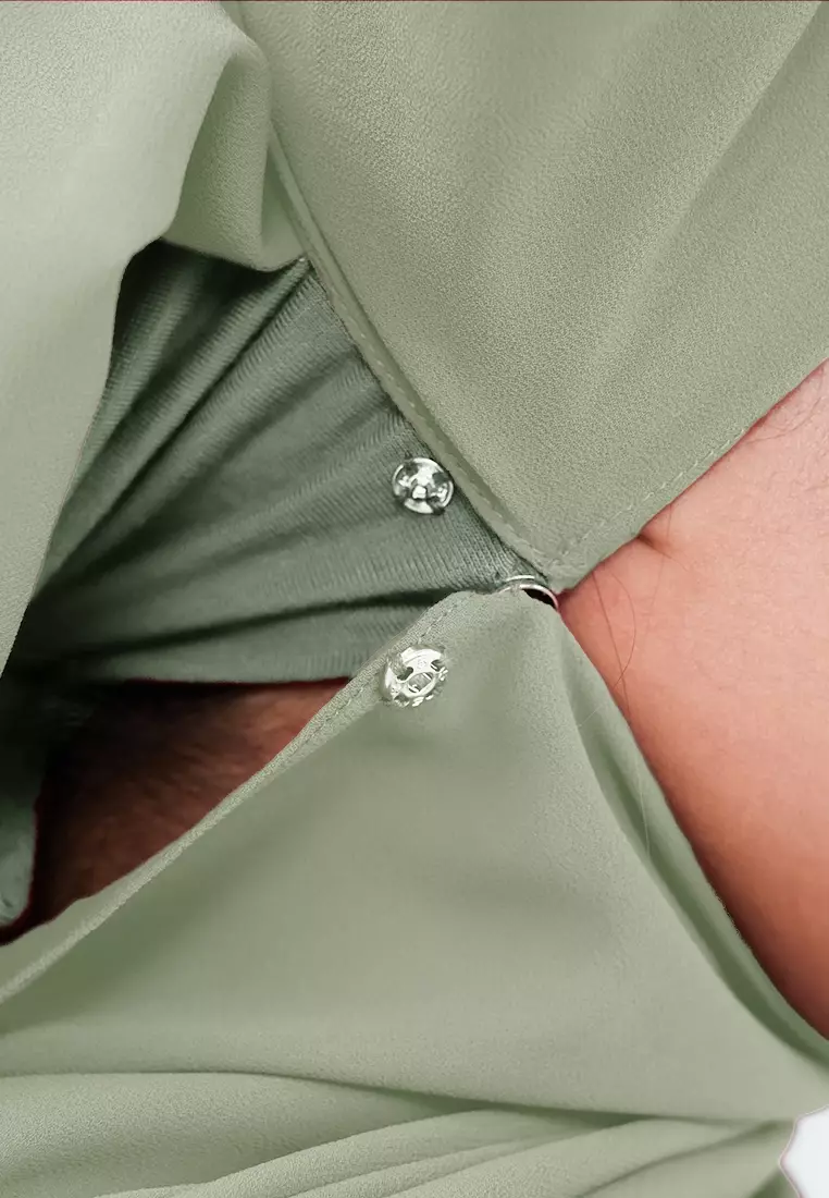 HIJAB INSTAN ELENA - DUSTY SAGE