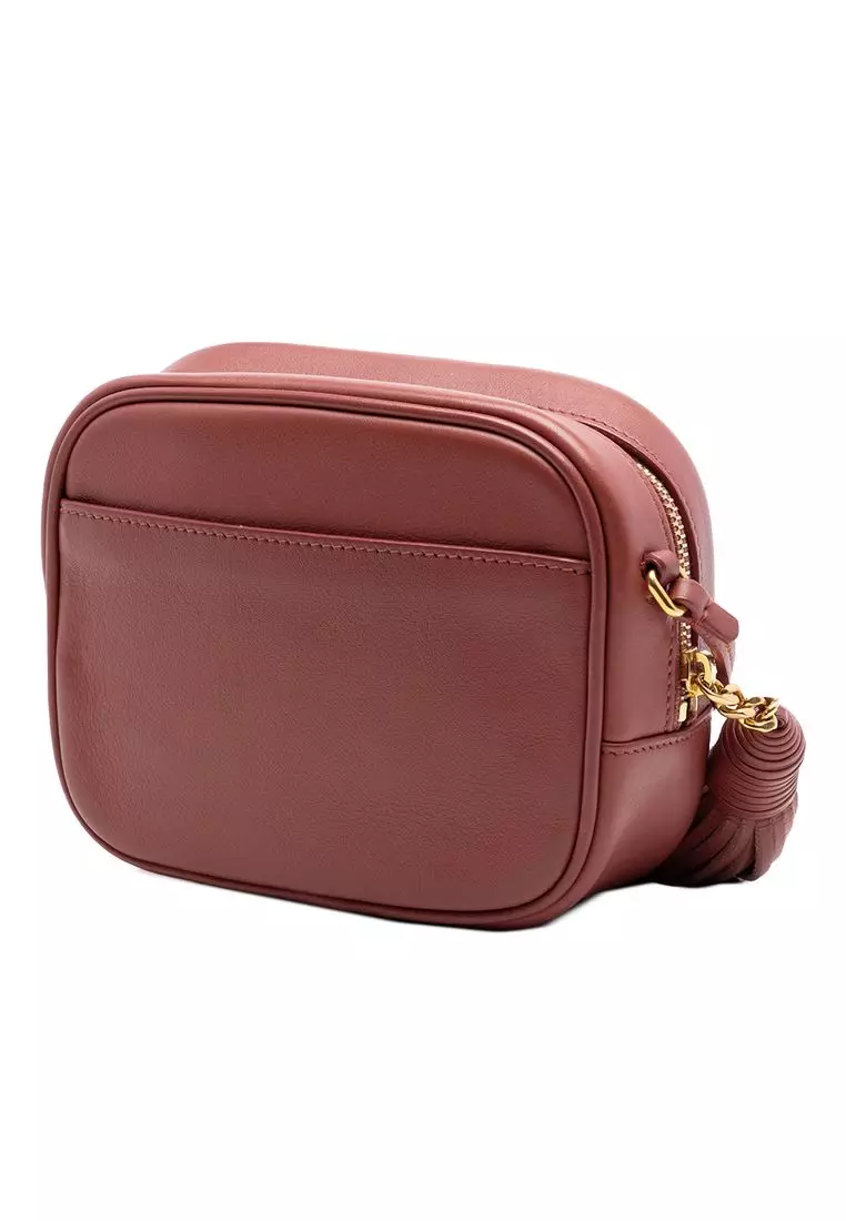 Pre-Loved Saint Laurent Calfskin Monogram Blogger Bag