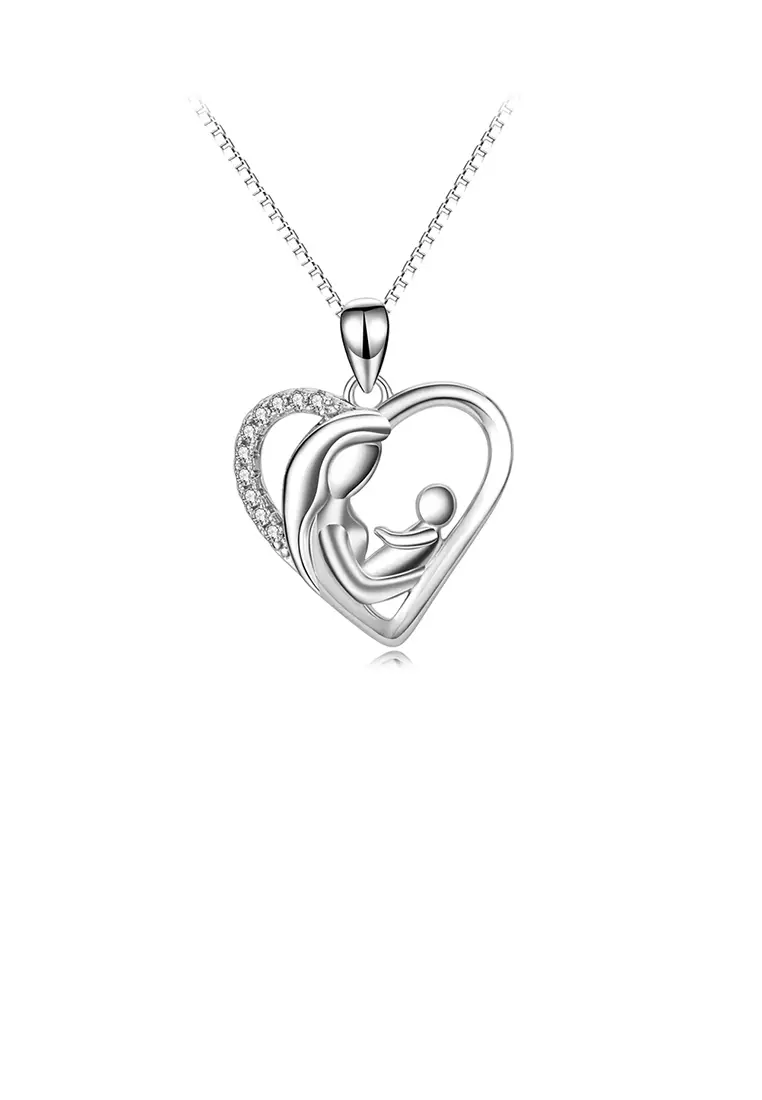 Children's heart locket necklace hot sale