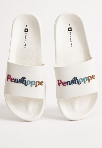 Penshoppe Women's All Rubber Slides With Penshoppe Branding | ZALORA ...