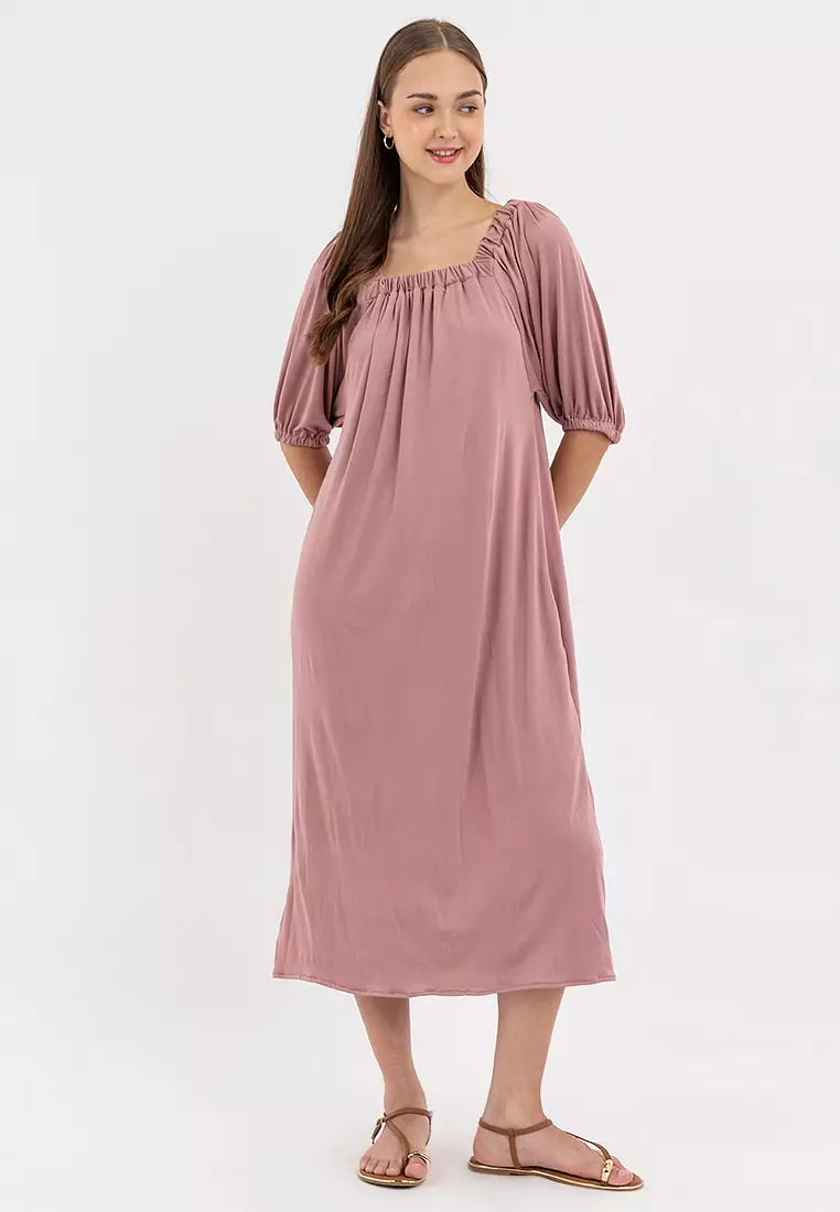 Martha Square Neck Dress