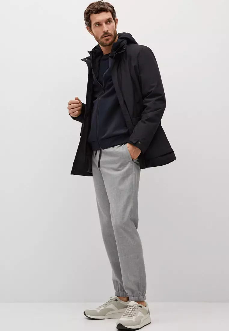 Packable Collection Technical Woollen Trousers