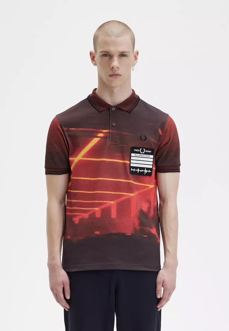 Buy Fred Perry Fred Perry M5706 Graphic Print Fred Perry Shirt
