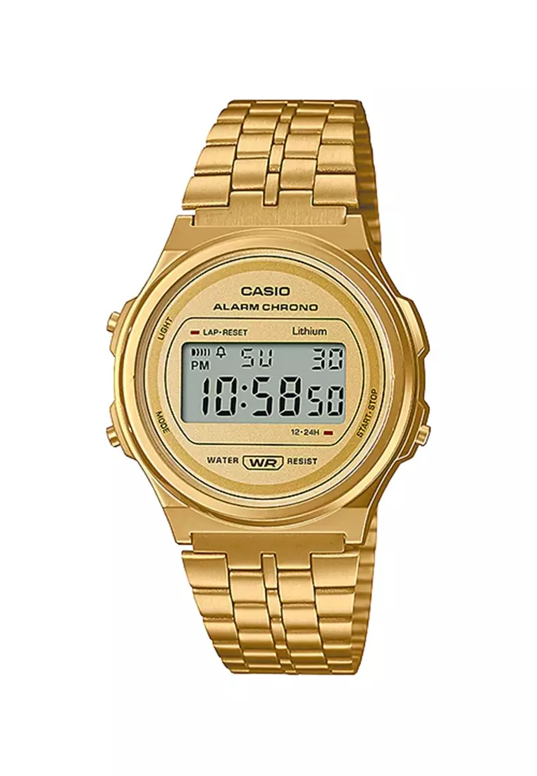 Gold sale digital watch