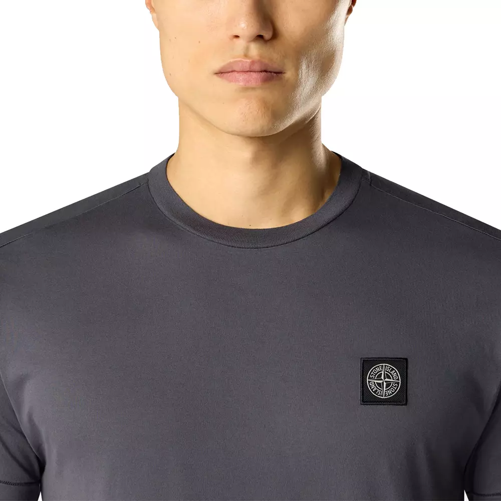 2100027 60/2 Cotton Jersey T-Shirt Blue Grey