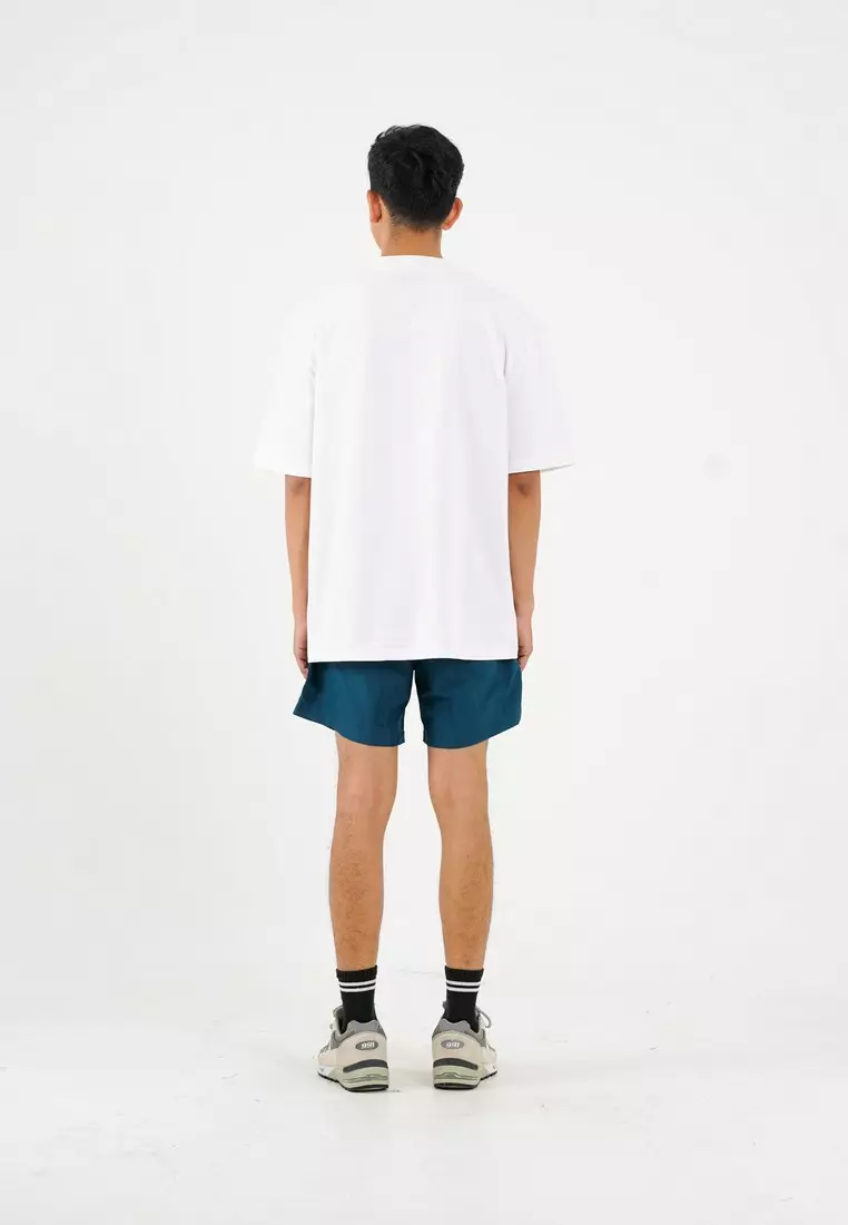 Moutley Men's T-Shirt Short Sleeve Oversized Fit Cotton 16s No Mood 031224