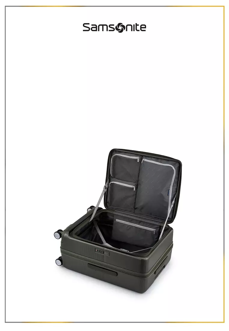 Samsonite Koper Hardcase Flatform Spinner Medium 24 Inch Exp Ft - Dark Moss