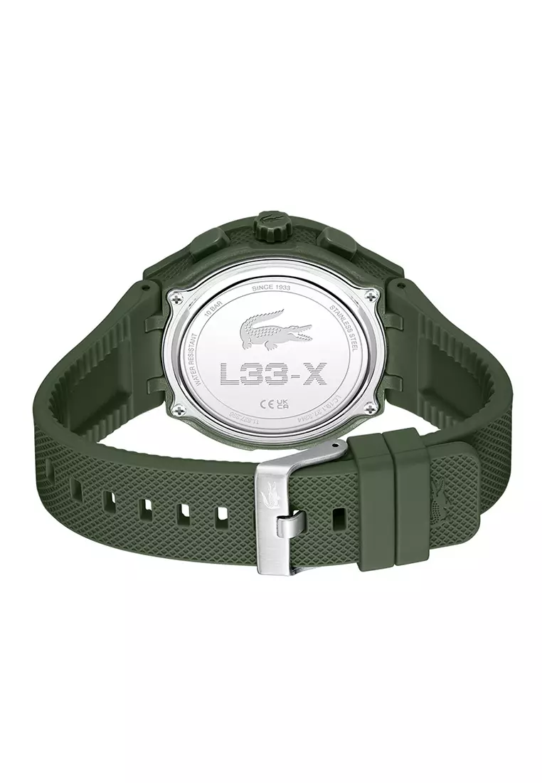 Buy Lacoste LC33 Men's Watch Khaki Silicone Strap - Khaki Dial 2011367 ...