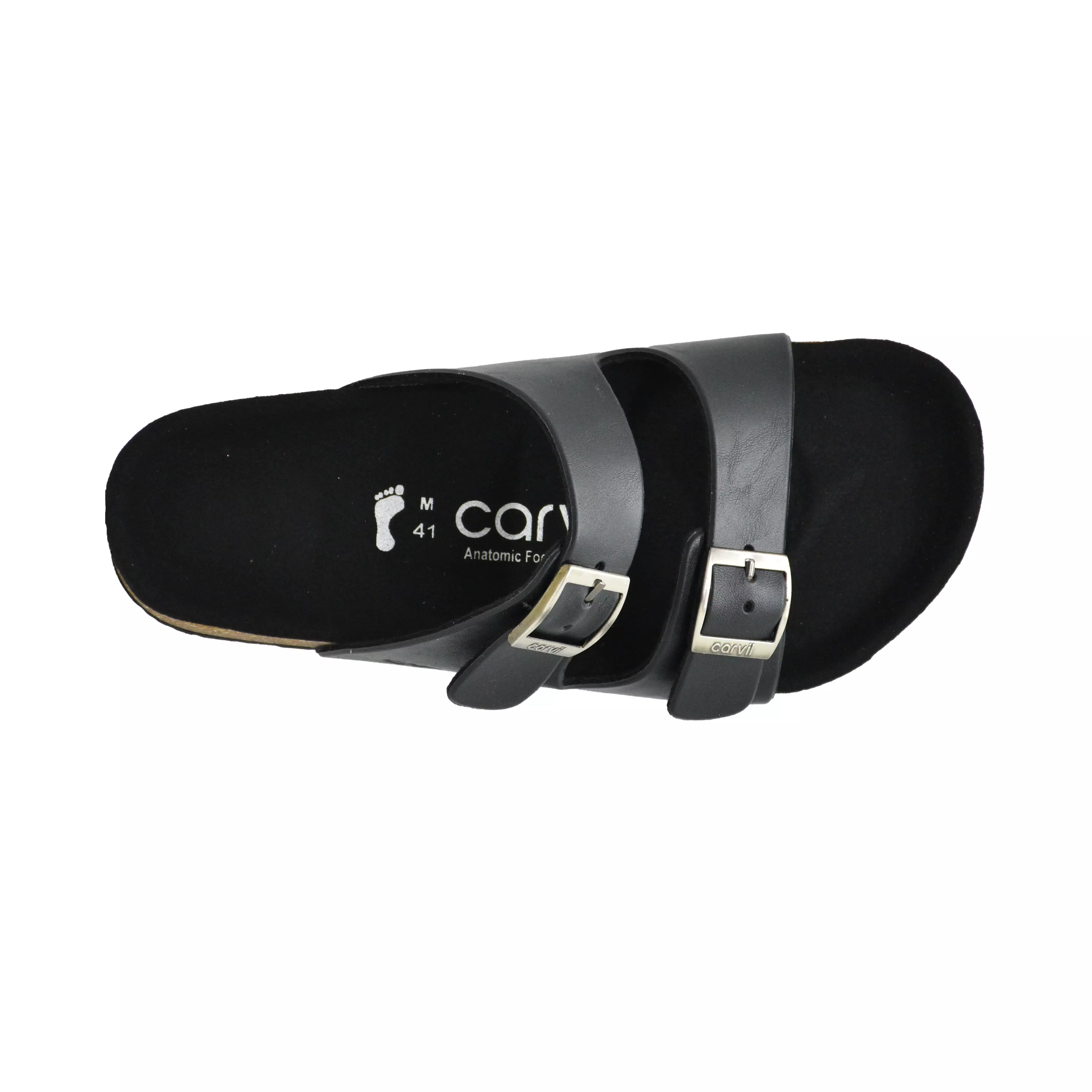 Carvil Sandal Pria Romeo-02B M Black/Black
