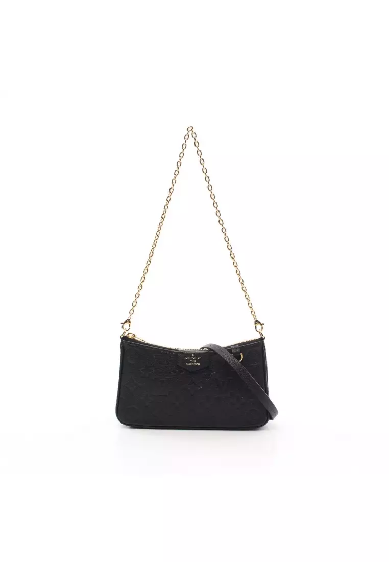 Buy Louis Vuitton Pre-loved LOUIS VUITTON easy pouch monogram amplant Noir  Shoulder bag leather black 2023 Online