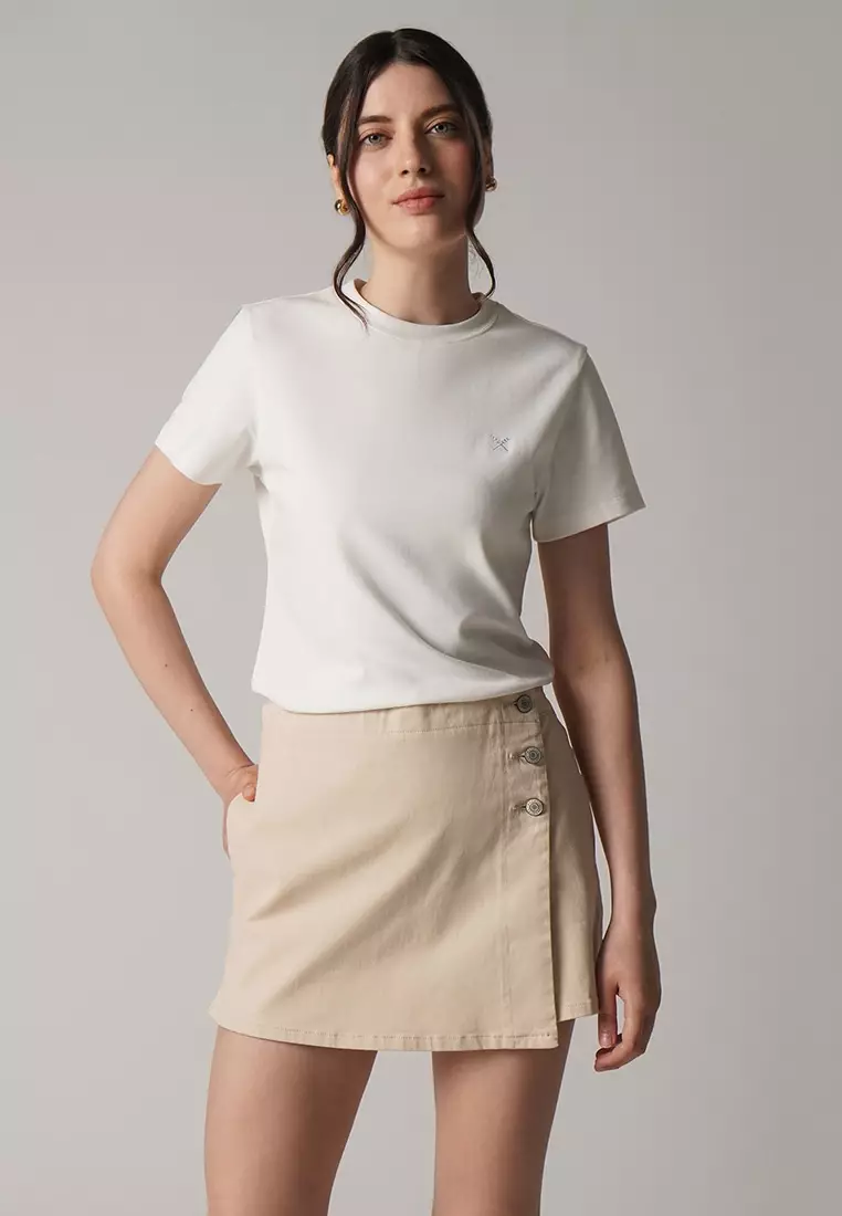 Soft Rib Crew Neck T-Shirt