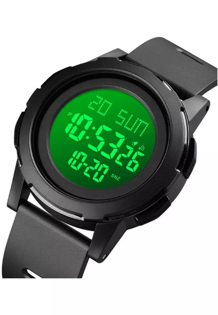 Jam Tangan Digital Pria Waterproof Many Function Strap Tali Material Silicone GN49 ORIGINAL