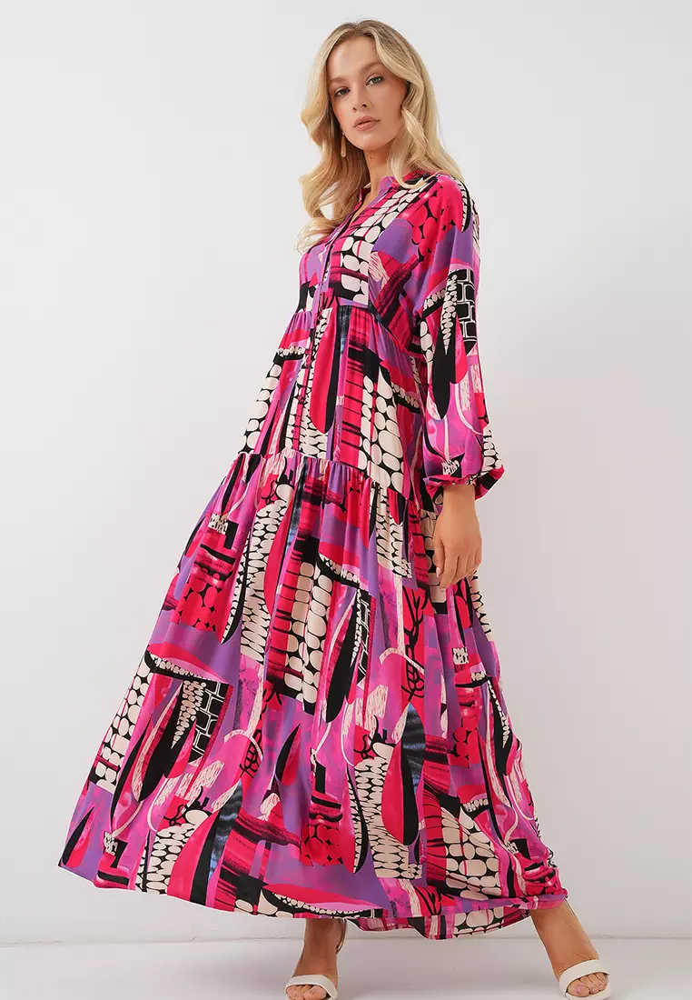 Buy Bigdart Modest Printed Maxi Dress 2025 Online ZALORA Philippines