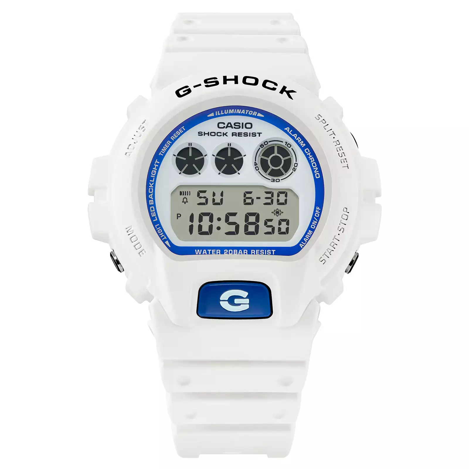 Jual G-shock Casio G-Shock Jam Tangan Digital Pria White Blue