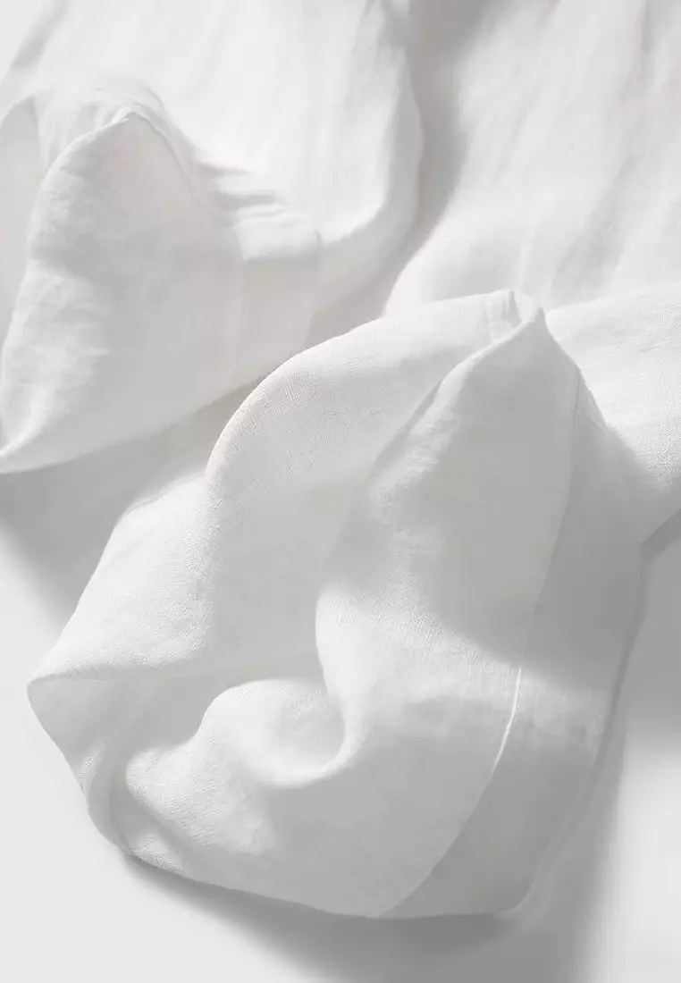 2025夏季新款透氣寬鬆白色上衣CA25060302W