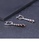 Glamorousky red 925 Sterling Silver Simple Fashion Geometric Garnet Tassel Long Earrings 3049FAC4AD7AD2GS_4