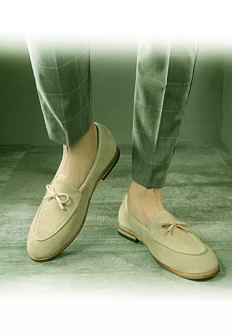VANSA Cow Suede Loafers  VSM-C3322