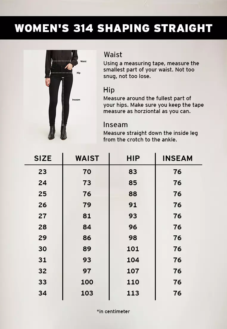 Levi’s® Women's 314 Shaping Straight Jeans (19631-0133)