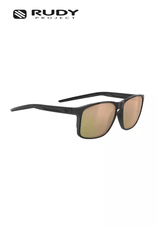 Overlap Eyewear in Black Gloss - Multilaser Topaz Lens